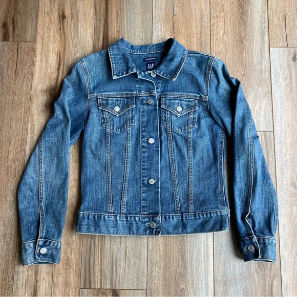 Y2K Gap Stretch Denim / Jean Jacket - Stretch- Small - Picture 1 of 11